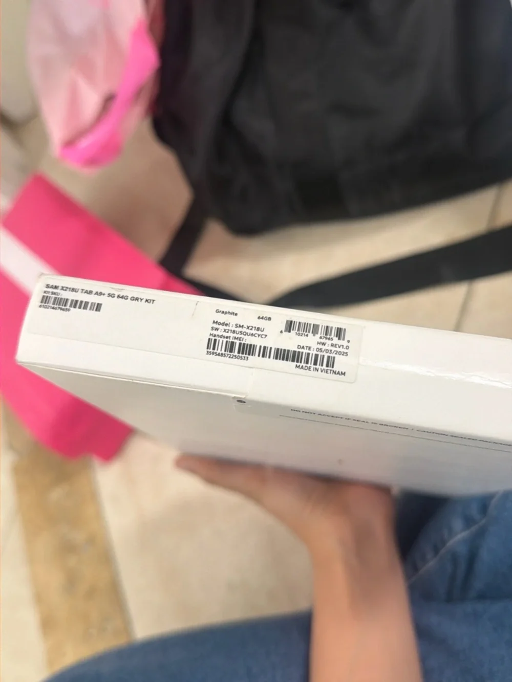 Samsung Galaxy Tab A9+ 5G Silver Tablet in Box